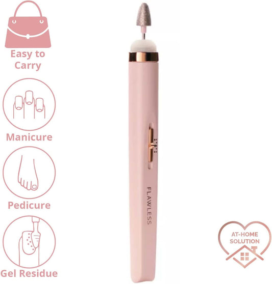 FLAWLESS SALON NAILS | Finishing Touch Flawless Salon Nails - Professional Manicure Set for an at-Home Salon Experience - Files, Buffs, Shines, and Polishes for Instantly Beautiful Nails