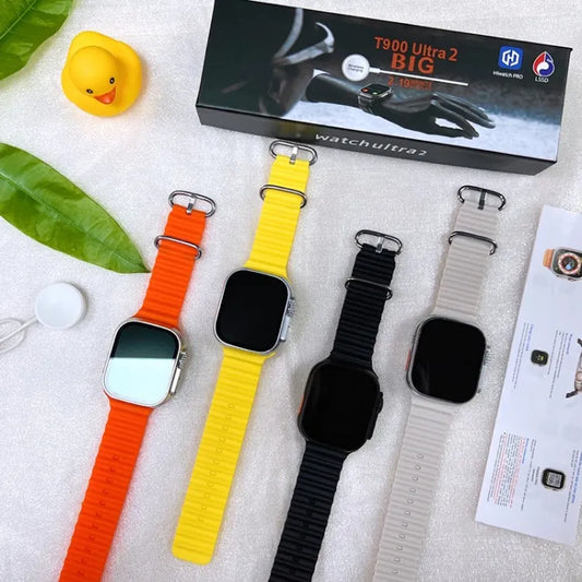 2024 T900 Ultra 2 Smart Watch Men 49mm Series 9 2.3 "AMOLED Screen NFC Compass Waterproof For Apple Watch IWO Ultra 8 Smartwatch
